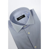 Baldinini Trend Light Blue Cotton Shirt